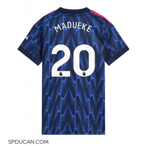 Zenski Nogometni Dres Arsenal Noni Madueke #20 Gostujuci 2025-26 Kratak Rukav